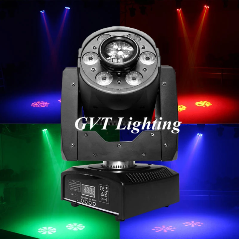 4 шт./лот светодиодный мини движущийся головной светильник 30 Вт Точечный и 6x12