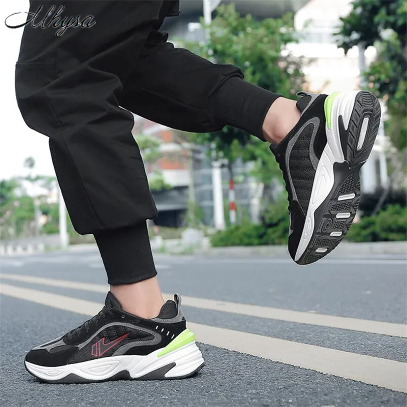 Mhysa 2018 Spring autumn new fashion men's sneakers shoes comfortable breathable mesh lace-up casual S1077 | Обувь
