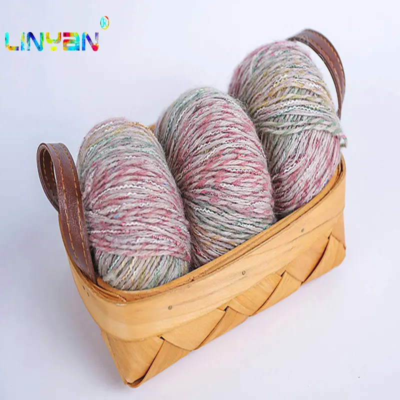 Шерстяная пряжа для вязания Детская шерстяная мохеровая ручная вязка средней