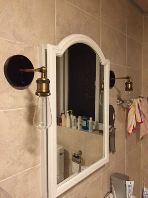 RH Лофт промышленный винтажный Американский Настенный бра Эдисона медная лампа