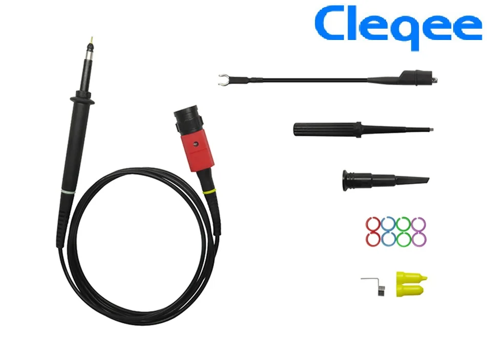 Щуп осциллографа Cleqee P4100 1 шт. 100:1 высокое напряжение выдерживает 2 КВ 100 МГц для
