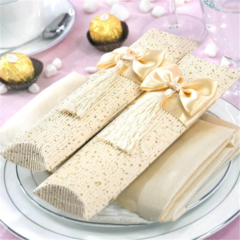 5 шт./упак. подарочные коробки для свадебной вечеринки бумажные конфет красного и