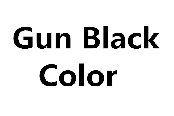 Gun black 200 шт., 13*8 мм, 15*10 мм, металлические полукруглые застежки, заглушки для шнура, заглушки для шнура, лента, кожаный зажим, Заглушка для ювелирных изделий, обжимные разъемы - Цвет: Gun black