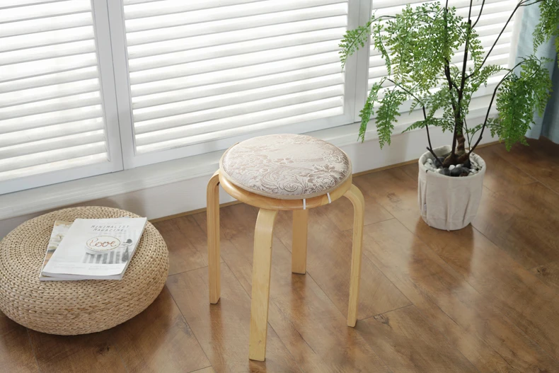 Крутой круглый коврик из ротанга, Подушка для стула для лета, разноцветные подушки для сидения для обеденного стула, коврик для пола, качественная, Poam Coshions, 1 шт