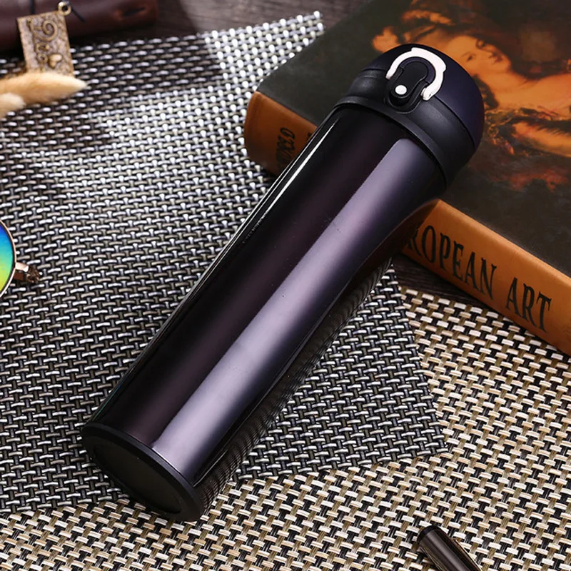 YINUO Hot Bounce Cover Simple Vacuum Stainless Steel Mugs For Boys Girls High-end Gift Cups Quality Durable Wear-resistant | Дом и сад