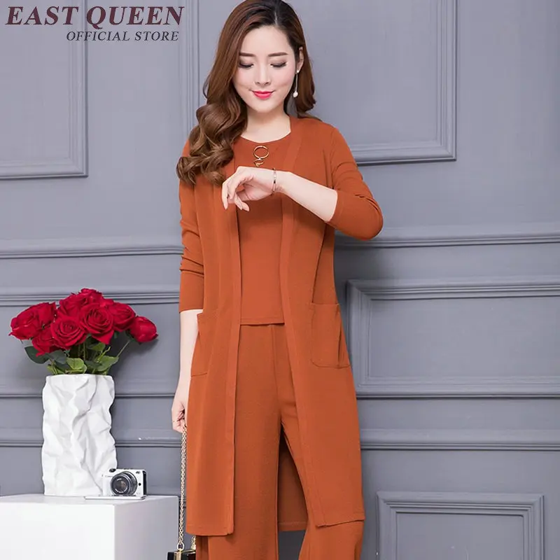 Комплекты одежды для женщин 2018 Новое поступление элегантные Брючные костюмы