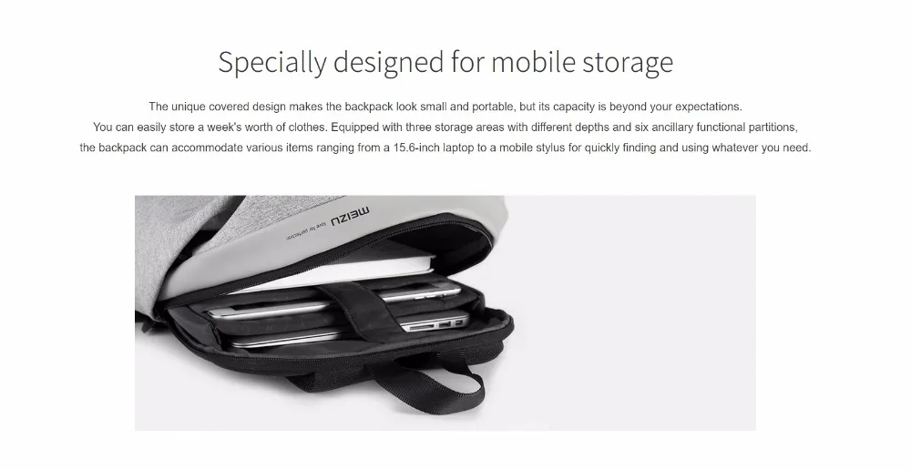 Meizu, водонепроницаемые офисные рюкзаки для ноутбука, женские и мужские рюкзаки, школьный рюкзак, большая емкость для путешествий, сумка для улицы, D5