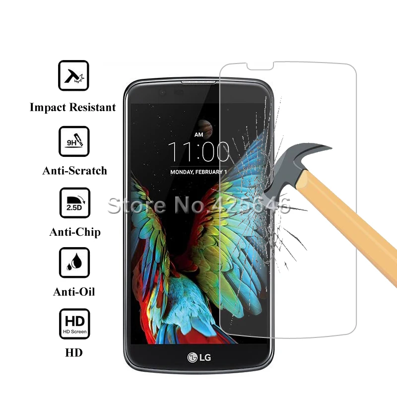 2 шт для LG K10 4G СТЕКЛО 2.5D 9H Премиум защитное закаленное стекло для LG K10 4G K410 K430 K420 F670 Защитная пленка для экрана