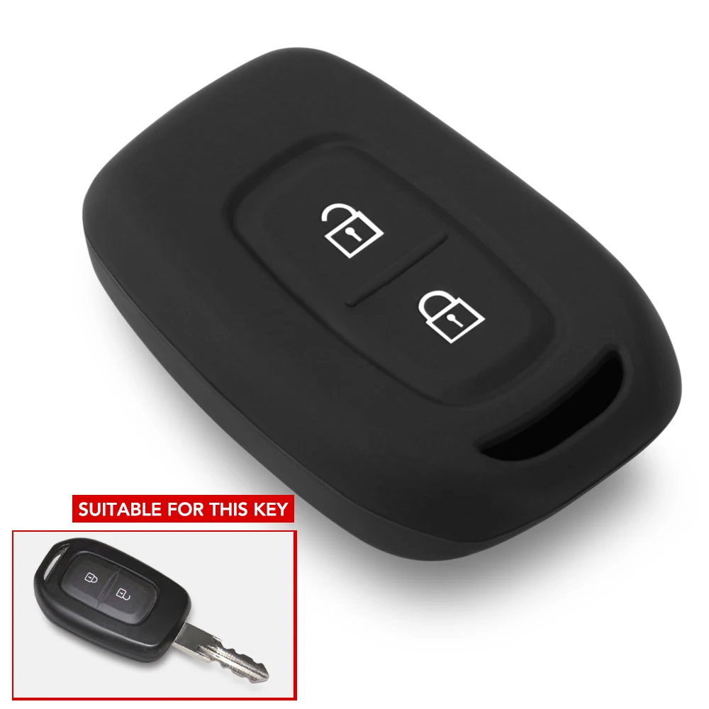 Чехол для автомобильного ключа из силиконовой резины комплект кожуха Renault Duster dacia
