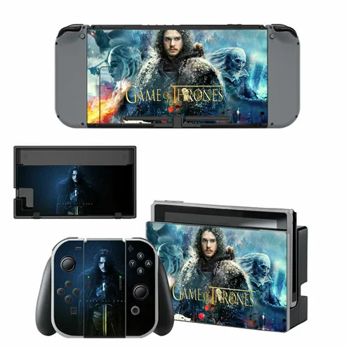 YSNS1955 Игра престолов получила виниловую наклейку для NintendoSwitch наклейка для Nintend Switch NS консоль и контроллер Joy-Con - Цвет: YSNS1955