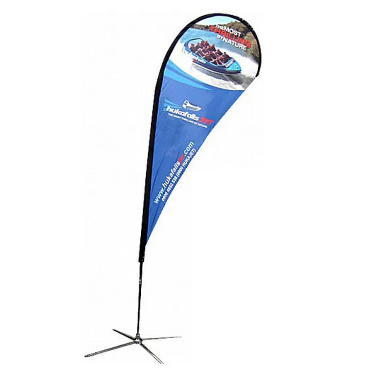 Садовые флаги на заказ 90 см * 275 с одной стороны принтом в виде слезы баннеры