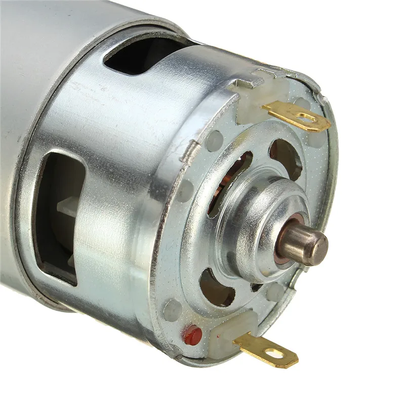 

775 DC Motor DC 12V-36V 3500--9000 RPM Ball Bearing Large Torque High Power Low Noise Hot Sale Electronic Component Motor