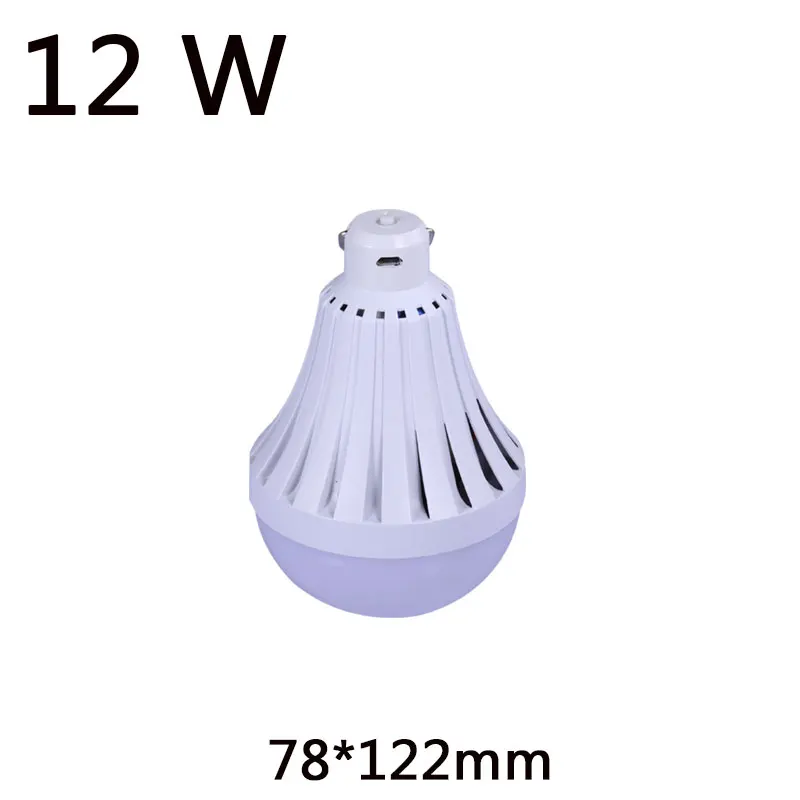 Non-dimmable 12W USB перезаряжаемая Светодиодный лампа аварийного освещения лампа 12 Вт 20 Вт 30 Вт 40 Вт ампулы светодиодный лампы 110 В 220 В Bombillas светодиодный домашний уличный светильник ing - Испускаемый цвет: Non-dimmable 12W