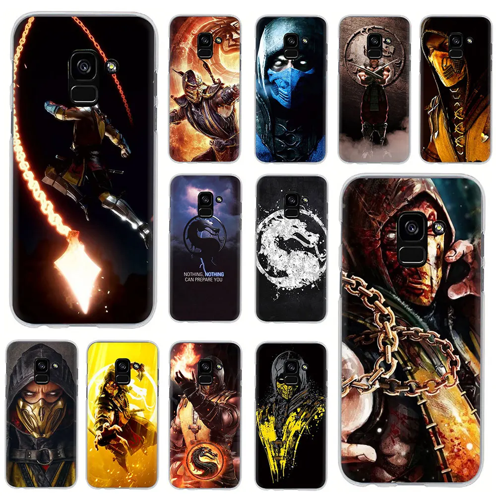 Твердый чехол для телефона Scorpion In Mortal Kombat Samsung Galaxy A6 plus 7 8 9 2018 A10S 20S 20E 30S 40S 50S 60