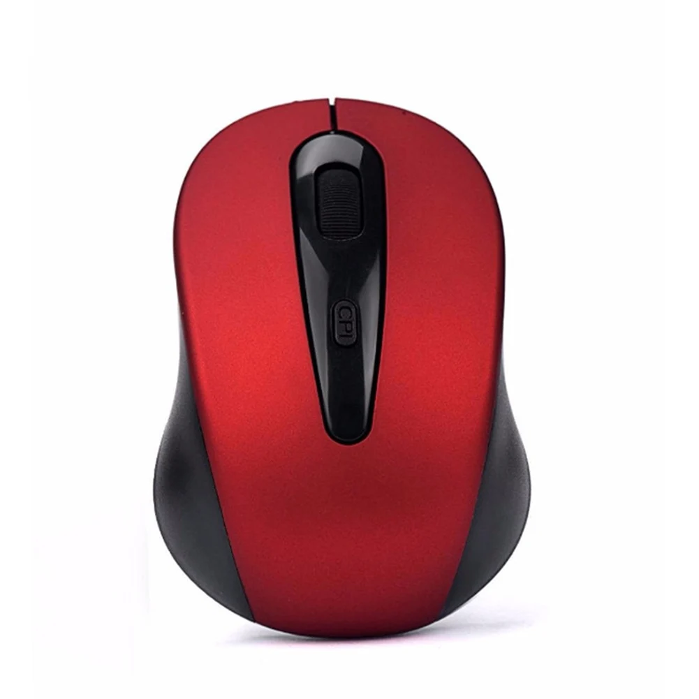 3000A 2,4 ГГц 4D 800/1200/1600 Точек на дюйм USB Беспроводной Оптический игровой ноутбук для дома и офиса Мышь мышей для ноутбука, настольного компьютера, ПК, черный/красный 15 м Вес светильник