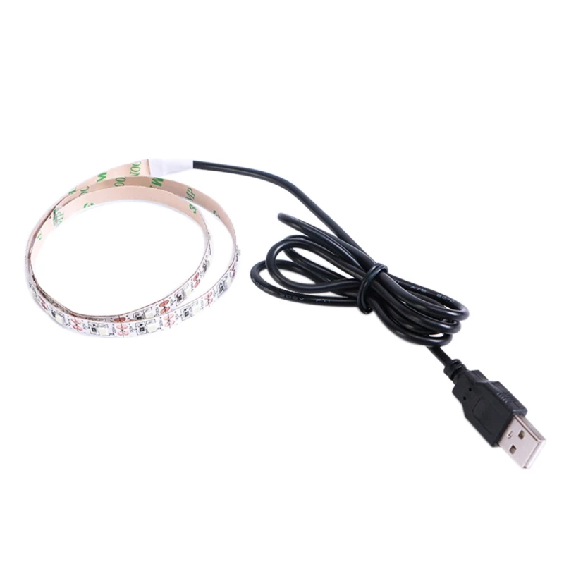 50 см 1 м 2 USB кабель Светодиодная лента светосветильник лампа SMD 3528 Рождественский
