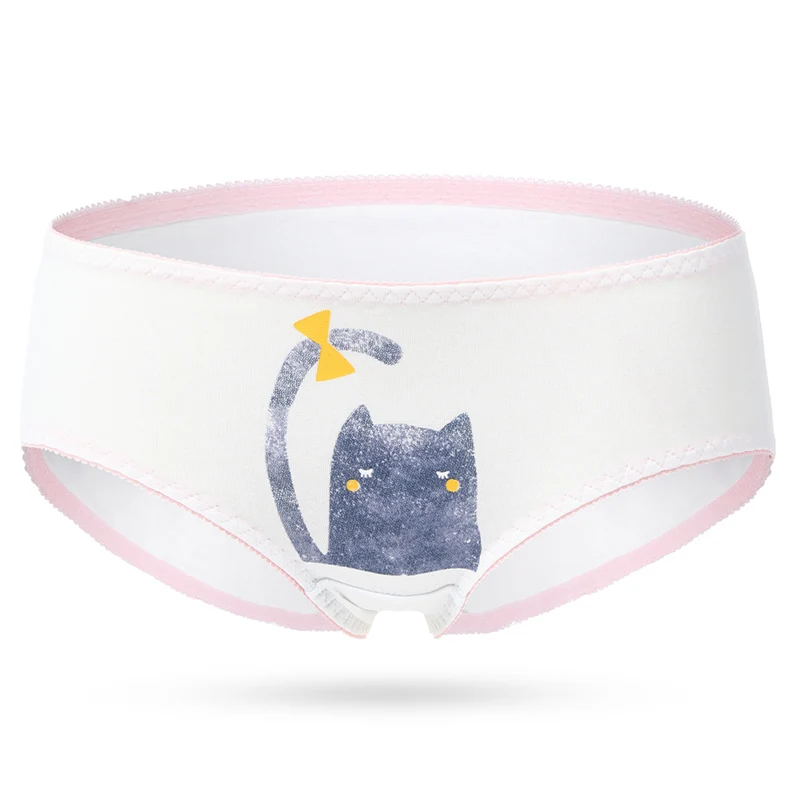 5 шт. женские хлопковые трусы с принтом со средней посадкой|soft panties|mid waist pantieswaist