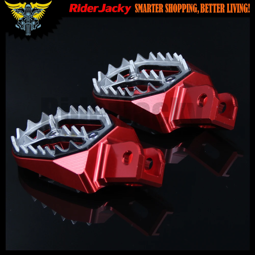 CNC Алюминиевые мотоциклетные подставки для ног Подножки для Honda CRF230 CRF 230 2003-2009 2004 2005 2006 2007 2008