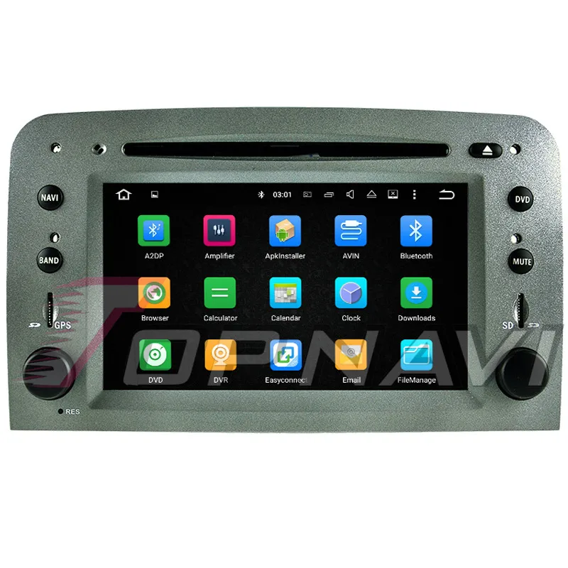 Topnavi Android 10 0 Восьмиядерный автомобильный DVD плеер для Alfa Romeo147:2005 Romeo GT:2007 Стерео GPS