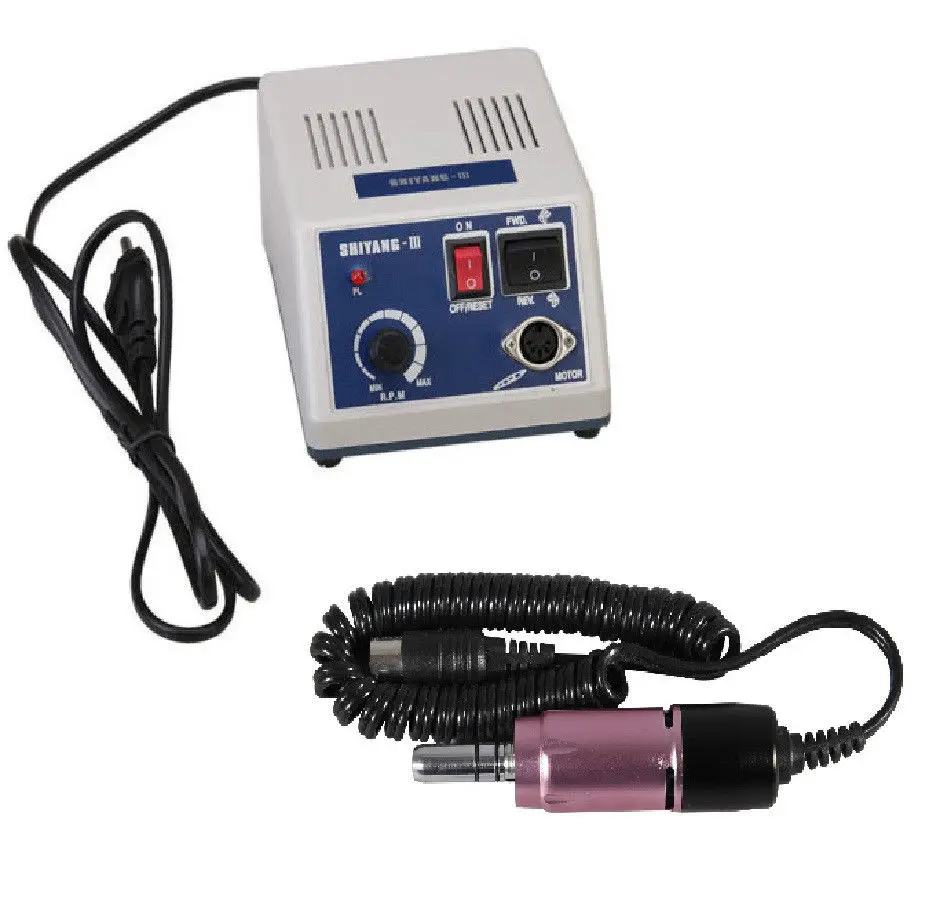 Free shipping Dental Lab Marathon Micromotor Machine N3 + 35K RPM electric motor pink