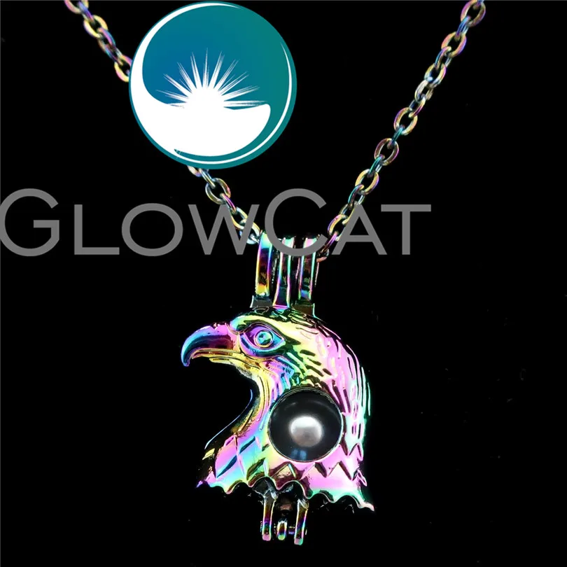 GLOWCAT C629 Радуга ястреб бусины клетка эфирное масло диффузор Арома жемчужная