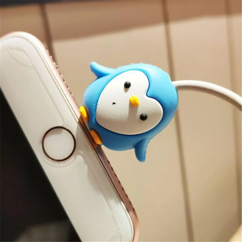 E Телефон USB защитный кабель chompers шнур животное укус зарядное устройство держатель проводов Органайзер силиконовый чехол зарядное устройство - Цвет: E
