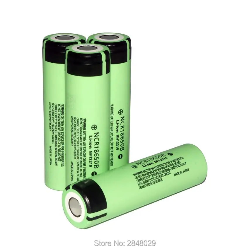 Новые 4 шт. Оригинальный NCR18650B 3 7 3400 mAh 18650 перезаряжаемый литиевый аккумулятор для