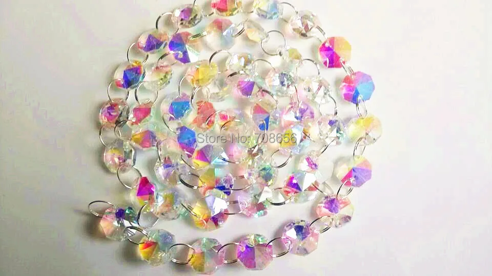 Гирлянда для украшения свадебной вечеринки 12 м прозрачная восьмиугольная