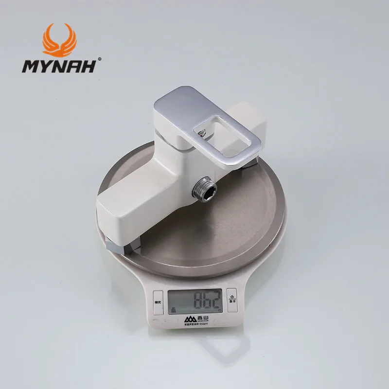 MYNAH Россия Бесплатная доставка смесители для душа ванной комнаты белая Ванна
