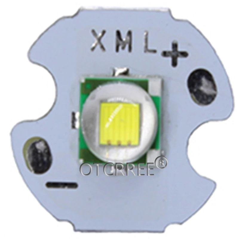 1-10 шт. CREE XML XM-L T6 светодиодный U2 10 Вт Холодный белый 10000 к высокая мощность светодиодный Диод с 14 мм 16 мм 20 мм 25 мм PCB для DIY