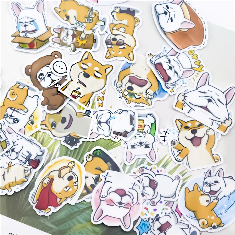 

40pcs Creative Cute Self-made Meng Keji Dog Sticker Scrapbooking Stickers /decorative Sticker /DIY Craft Photo Albums/children