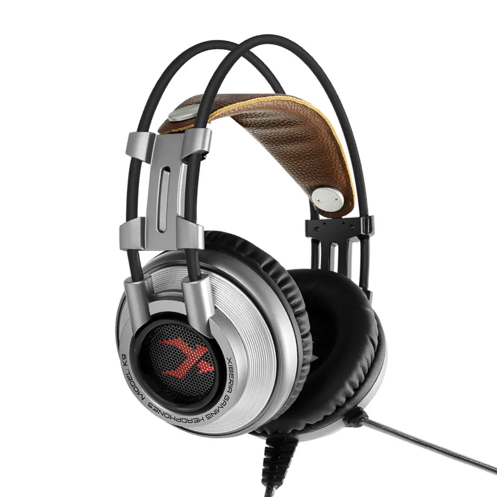 Xiberia K9 PRO Наушники для ПК Гарнитура Игровые наушники с микрофоном и светодиодной