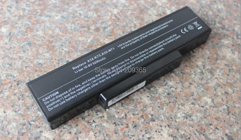 Аккумулятор для ноутбука Asus n73sv A32-K72 A32-N71 K72 K72D K72F K73 K73SV K73S K73E N73SV k72-100 A72 N73 X77 Pro7A X72 X73