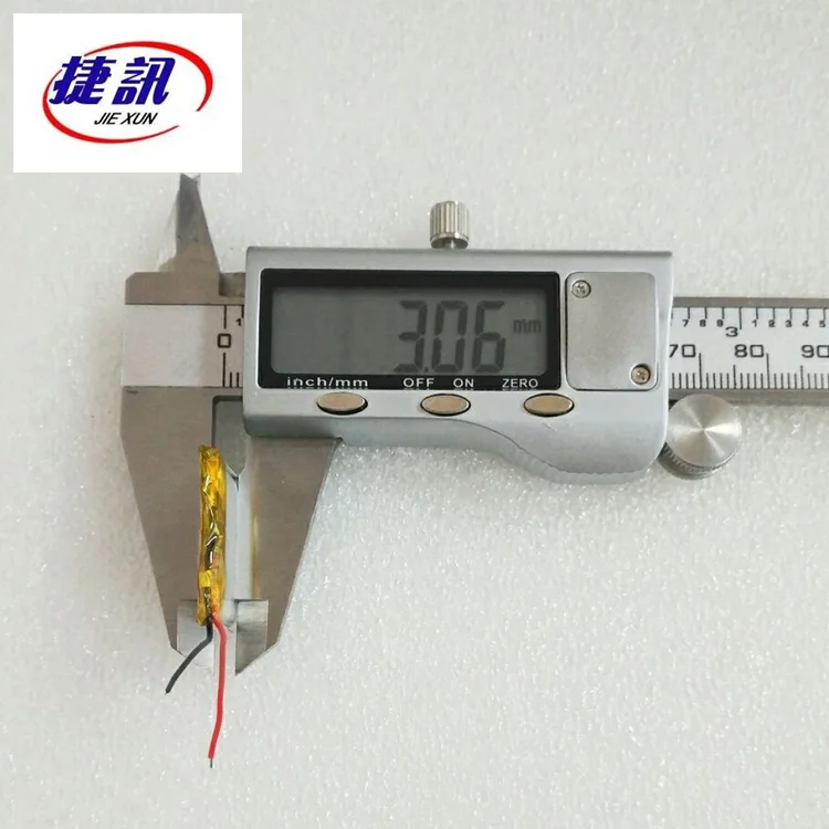 3 7 в полимерная литиевая батарея 032323 маленький зажим 302323 90 мАч MP3 MP4 MP5
