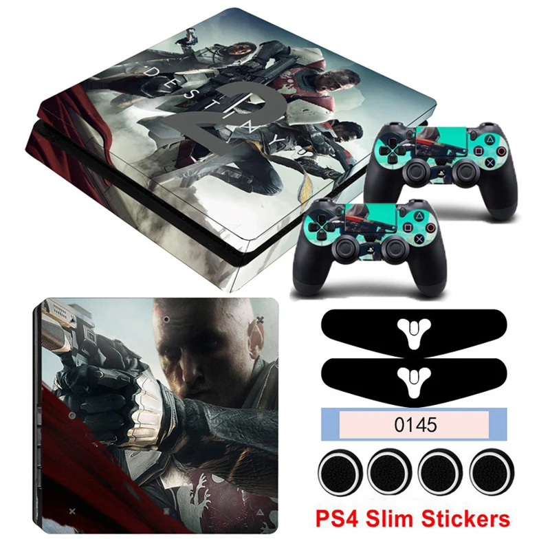 Тонкая наклейка для PS4 игры Destiny 2 s Playstation 4 Slim виниловые наклейки консоли и
