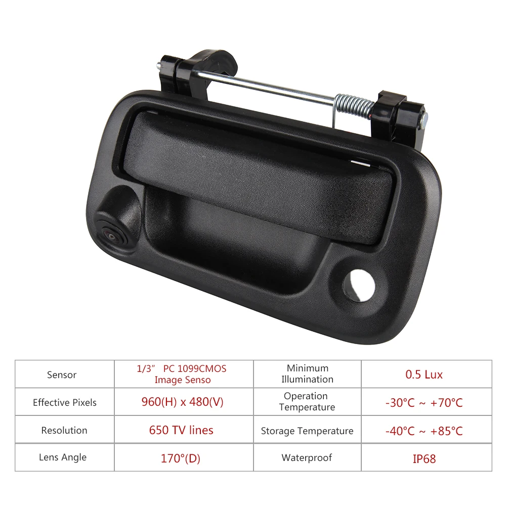Задняя ручка запасная камера для Ford F150 F250 F350 F450 F550 2005 2014 камеры заднего вида Lincoln