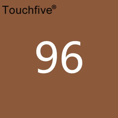 96 TOUCHFIVE дополнительный цвет двойная головка художественные маркеры Кисть ручка на спиртовой основе эскизные маркеры манга ручки для рисования товары для рукоделия - Цвет: 96