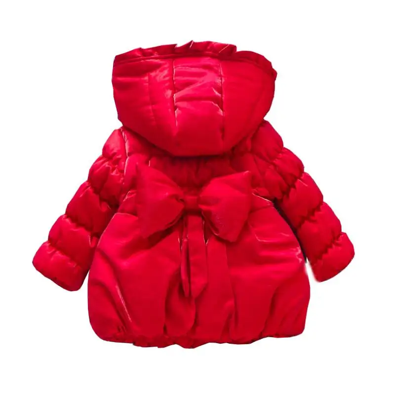 2019 теплое зимнее пальто для маленьких девочек парка на подкладке с длинными