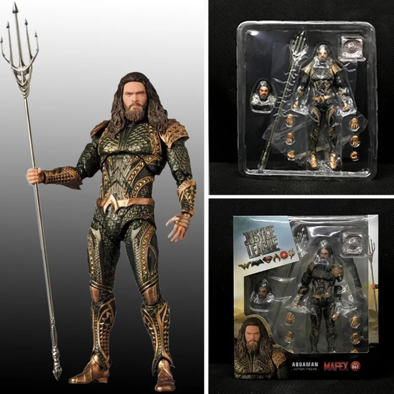 Новинка DC Лига Справедливости Супер герой Aquaman Mafex фильм ПВХ фигурка игрушки