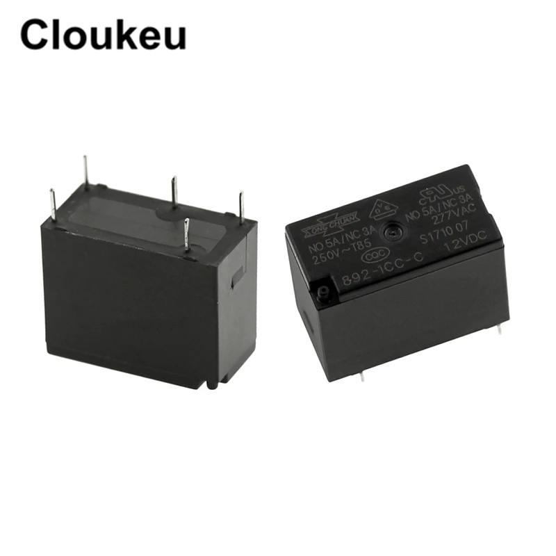 Реле DIP5 892 1CC C 12VDC 24VDC 5A 2 шт.|Реле| |