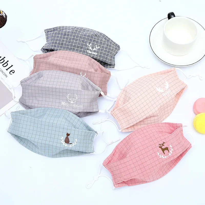 Хлопковая пылевая маска унисекс Пылезащитная Студенческая жизнь милый