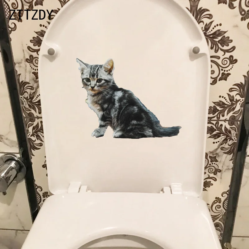 ZTTZDY 24 3*18 4 см маленькая кошка для спальни домашний Настенный декор наклейка