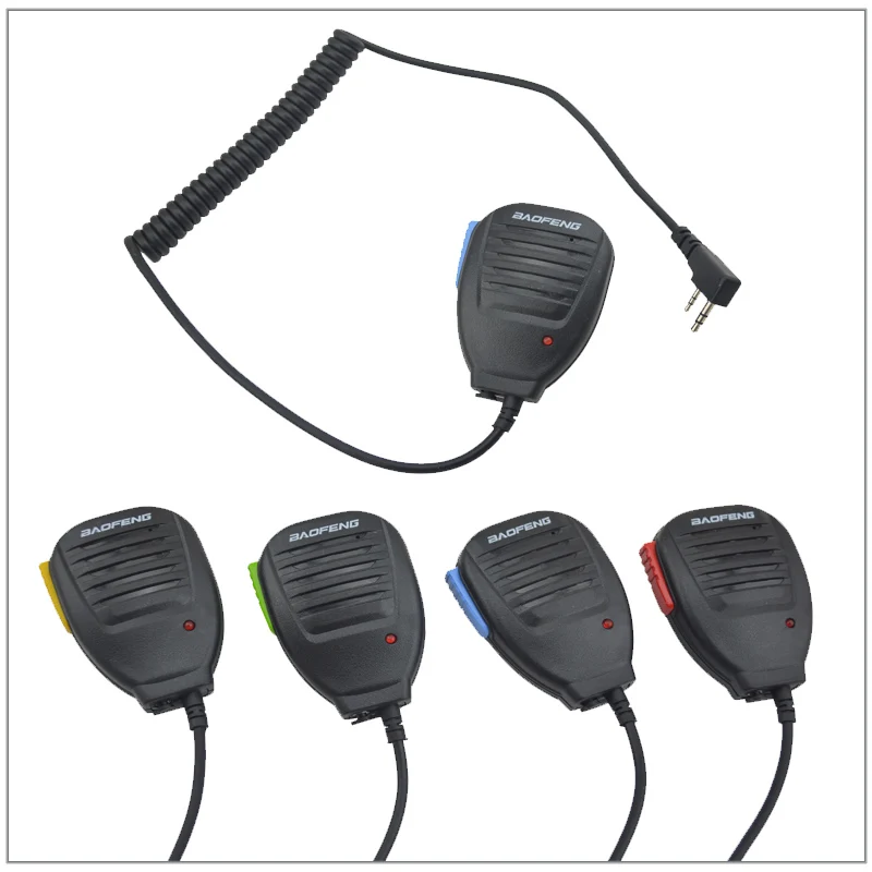 Микрофон BAOFENG микрофон с цветным PTT для рации baofeng рация функцией Walkie Talkie 4 5 1 |microphone