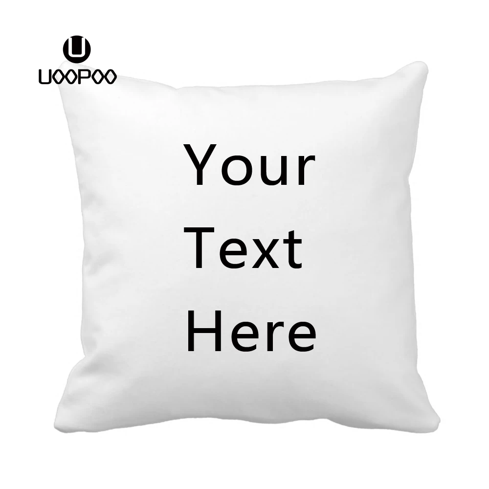На заказ Подушка Чехол с двух сторон принт изображением фото текст дизайн