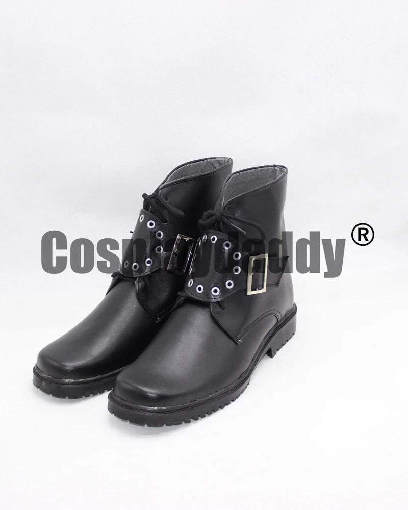 Final Fantasy VII Шквал Leonhart ежедневные короткие носки для взрослых Косплэй черная обувь