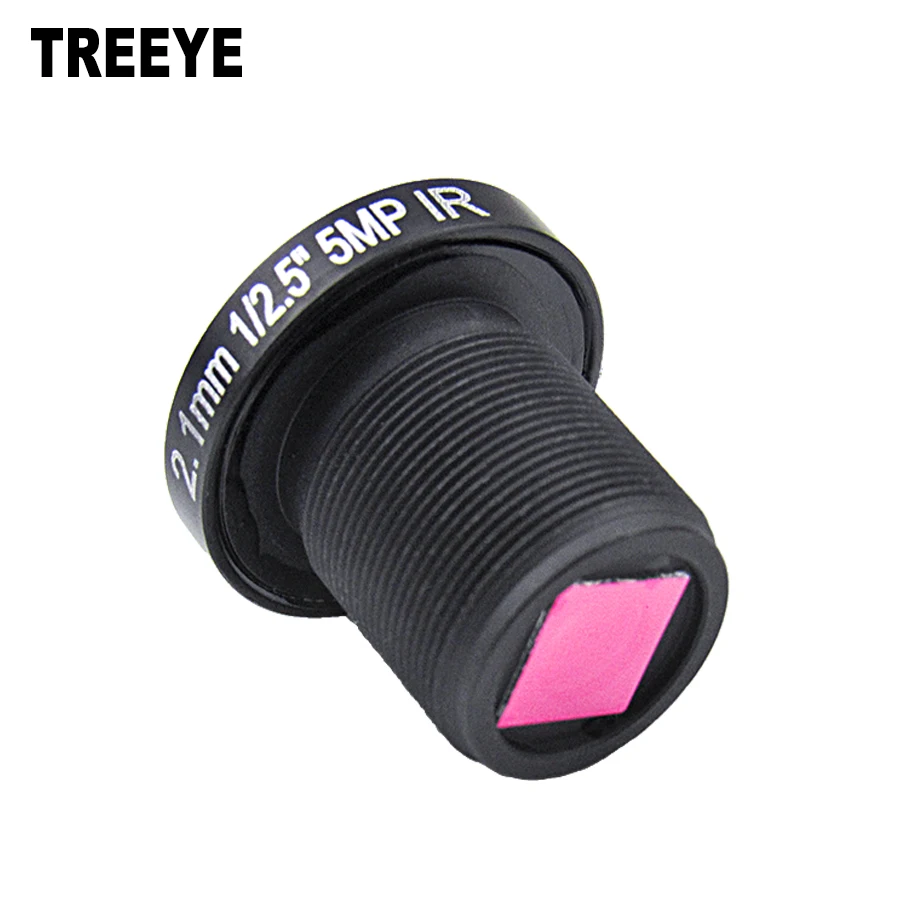 Объектив экшн камеры рыбий глаз 5 МП 2 1 мм с ИК фильтром F2.0 M12 широкий угол обзора 155