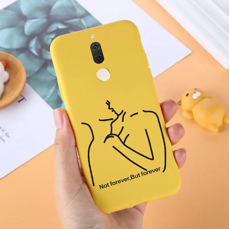 33 J& R для huawei mate 10 Lite чехол Nova 2i чехол милый мультфильм Любовь Сердце Мягкий ТПУ желтый чехол для huawei Nova 2i/mate 10 Lite - Цвет: 33
