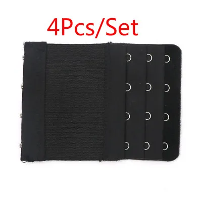 4Pcs 4/8 шт. эластичный бюстгальтер крючки на бюстгалтер для регулировки размера 3 ряд 4 крючка Для женщин девочек регулируемые Intimates удлиненный бюстгальтер на крючках бюстгальтер на застежке ремень с удлинением - Цвет: 4Pcs