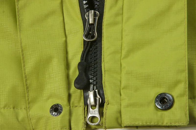 Мужская куртка с двойным слоем 2в1 Водонепроницаемая спортивная верхняя одежда