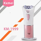 Электрический женский эпилятор Kemei KM-1999 для удаления волос с лица, подмышек, ног